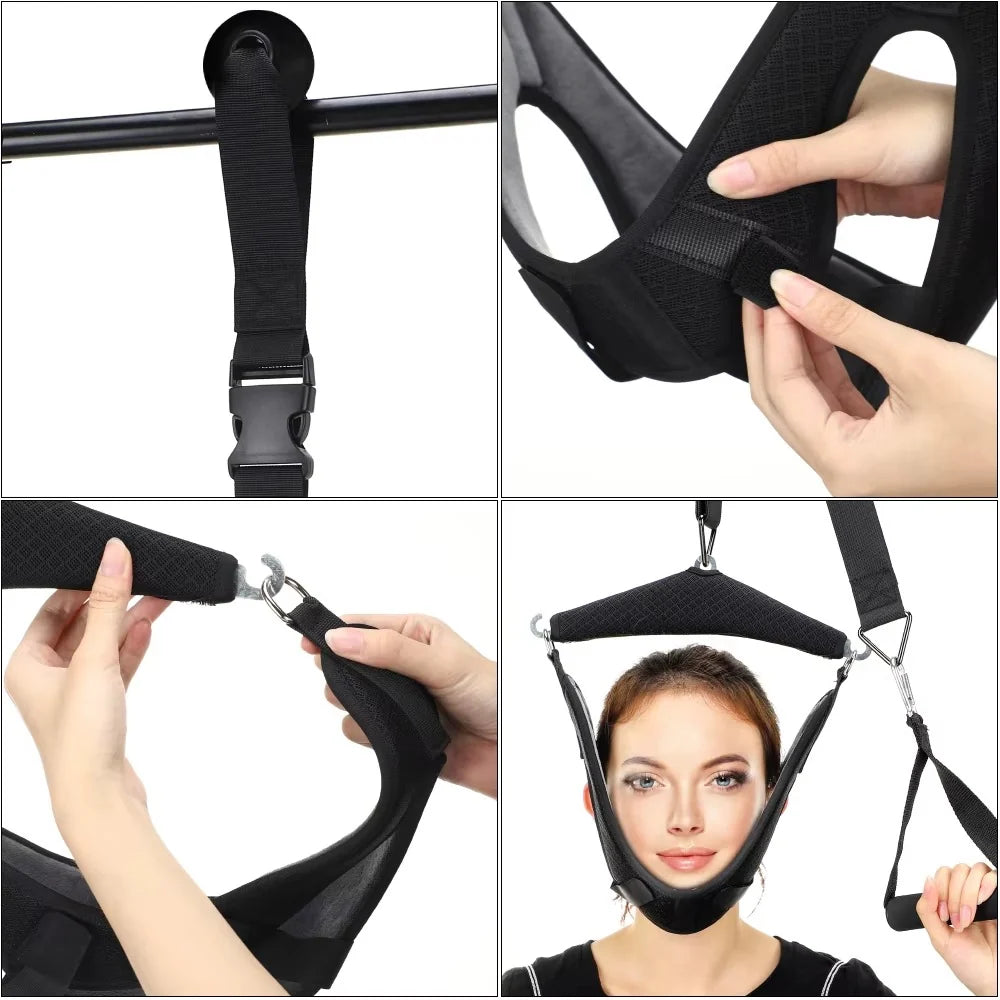 Neck Stretcher Gravity-Assisted Adjustable Door Mount