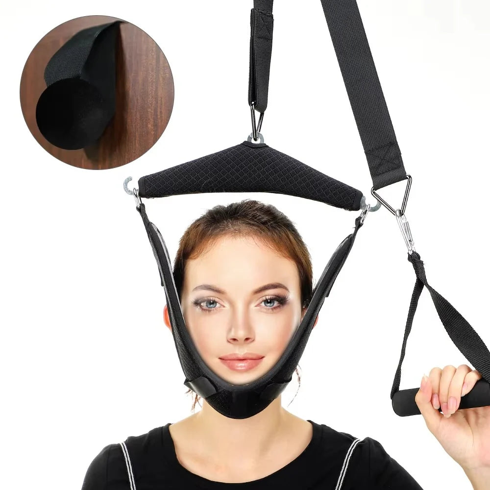 Neck Stretcher Gravity-Assisted Adjustable Door Mount