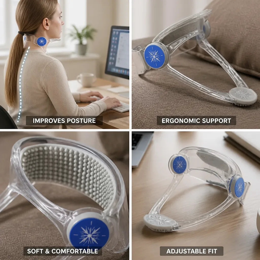 Neck Support Ergonomic Adjustable Silicone