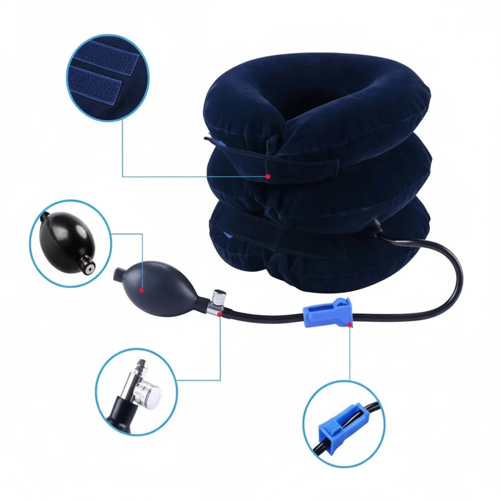 Neck Support Pillow Ergonomic Compact Supportive Foam