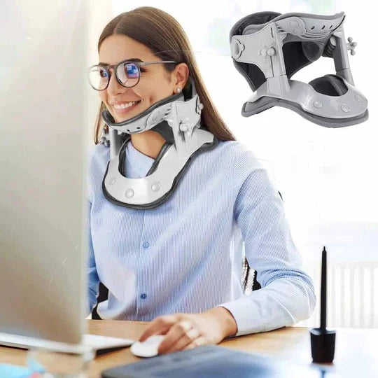 Neck Traction Stretcher Adjustable Height & USB Heating