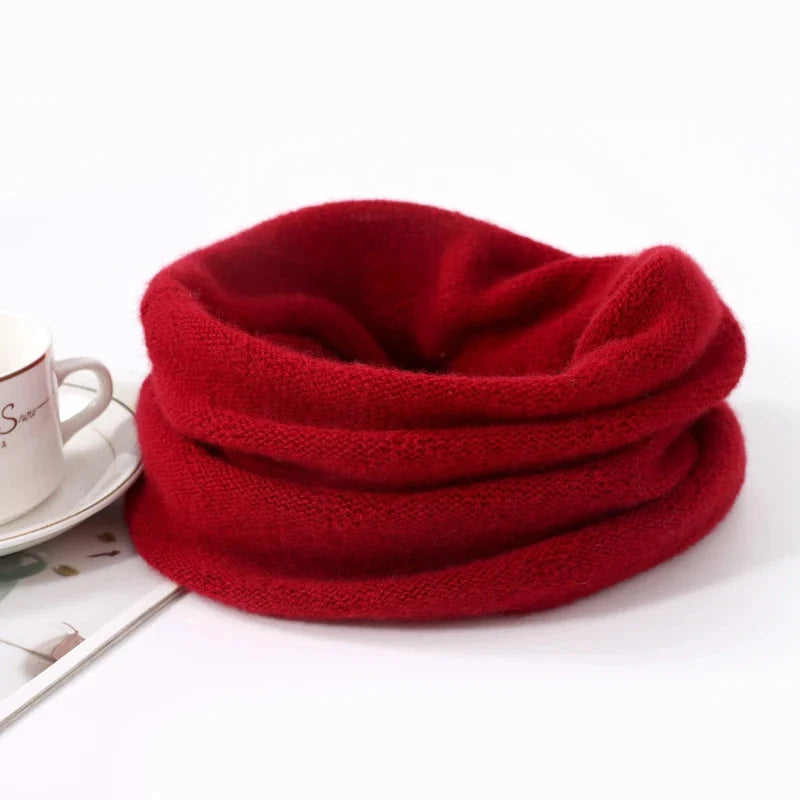Neck Warmer Merino Wool Pull-Up Face Coverage