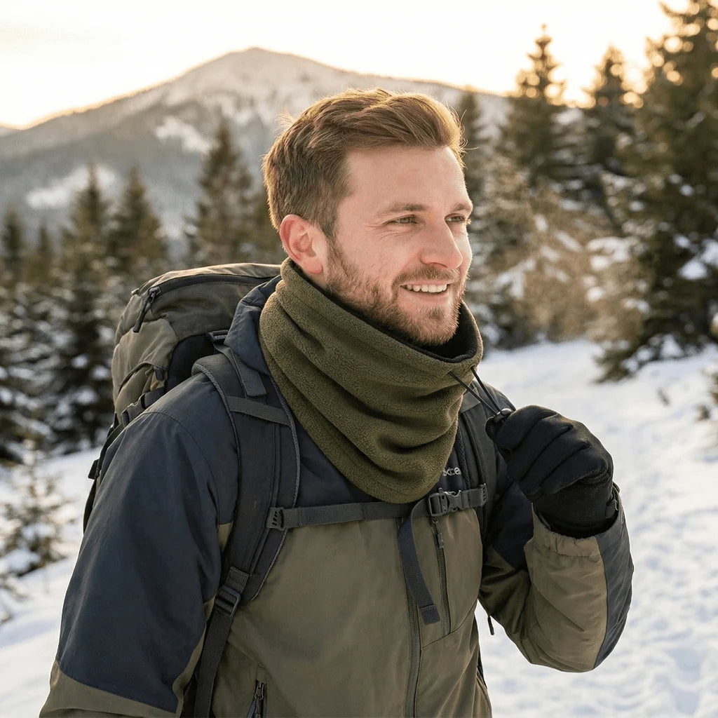 Neck Warmer Polar Fleece Windproof Machine Washable