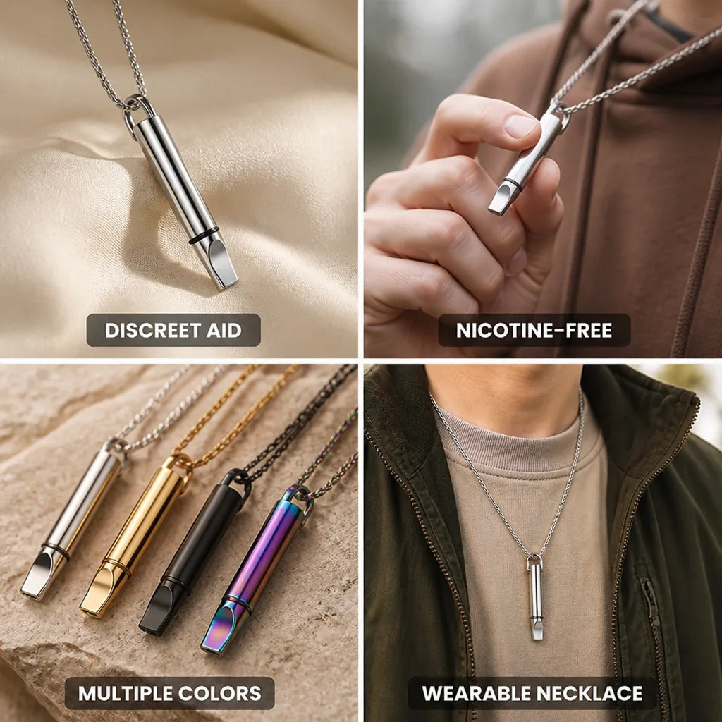 Necklace Breathing Resistance Nicotine-Free Adjustable