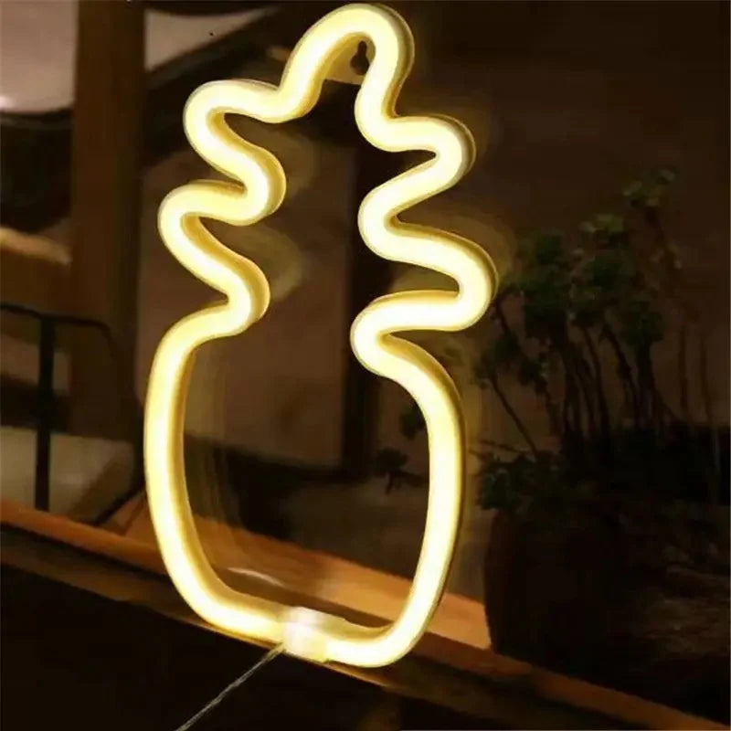 Neon Sign LED Switch-Controlled Plastic Construction