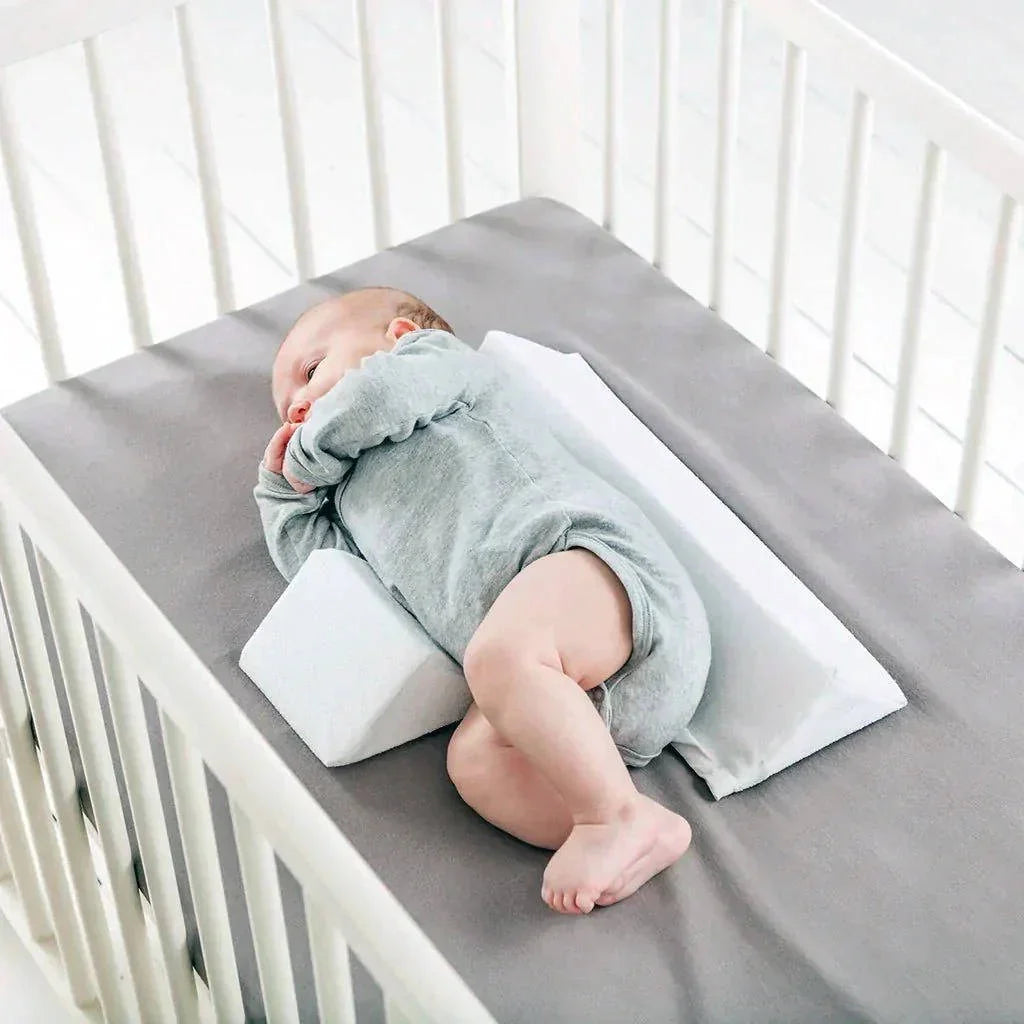 Newborn Side Sleeper Wedge Adjustable Cushions Machine-Washable Velvet Cover