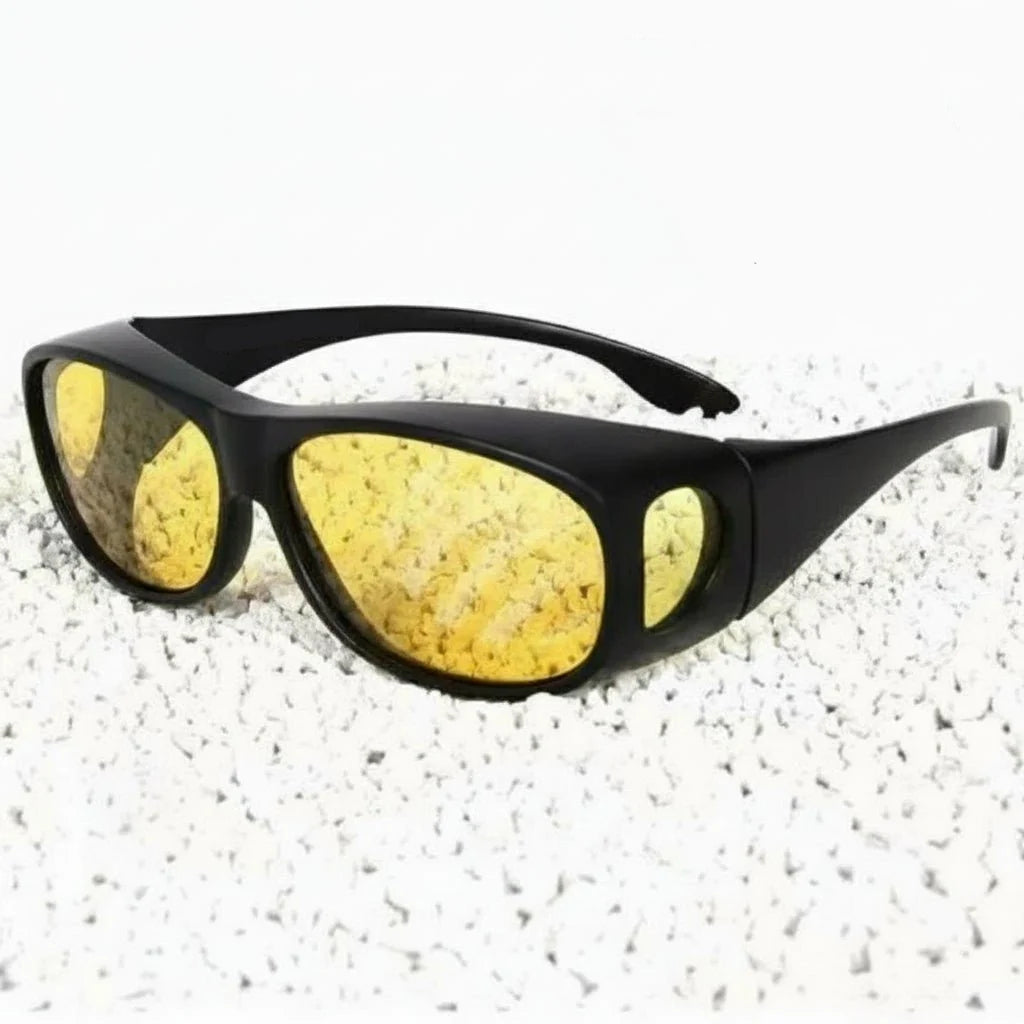Night Driving Glasses Yellow-Tinted HD Glare Protection