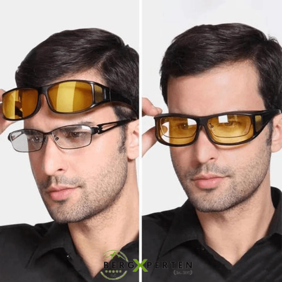 Night Driving Glasses Yellow-Tinted HD Glare Protection