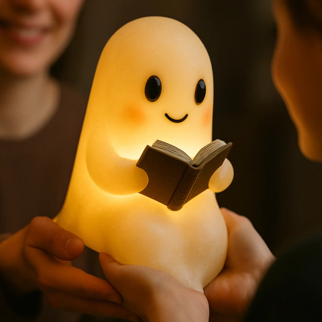 Night Light Ghost Soft Warm Glow USB & Battery