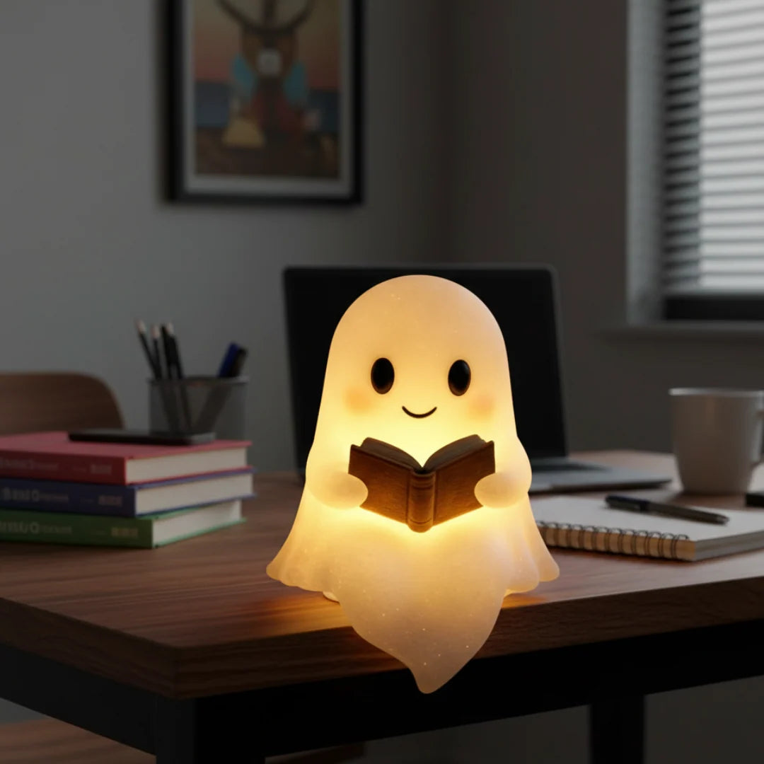 Night Light Ghost Soft Warm Glow USB & Battery
