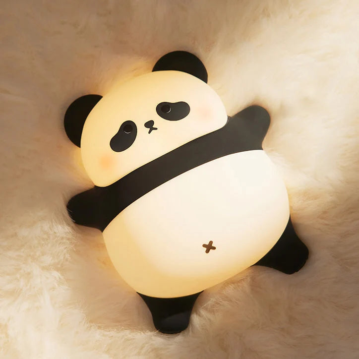 Night Light Panda Design Tap-Controlled Warm LED Glow