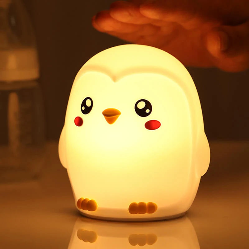Night Light Penguin Soft Silicone LED Glow
