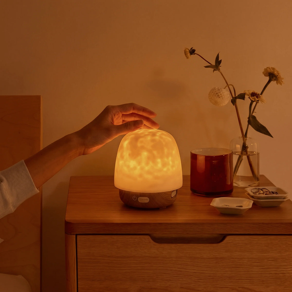 Night Light Soothing Ambient Glow Moving Wall Display