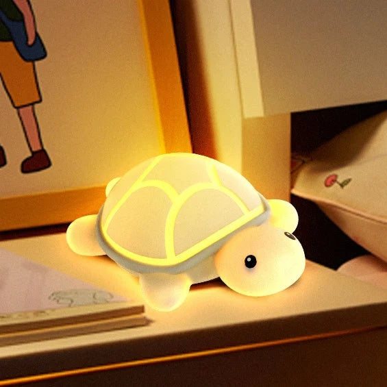 Night Light Turtle-Shaped Silicone Color-Changing LED Glow