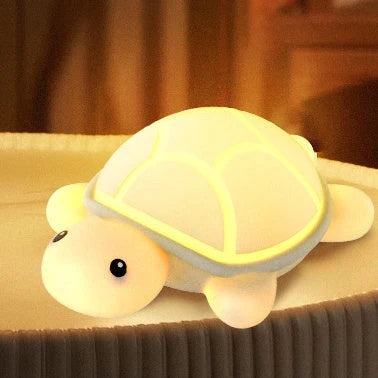 Night Light Turtle-Shaped Silicone Color-Changing LED Glow