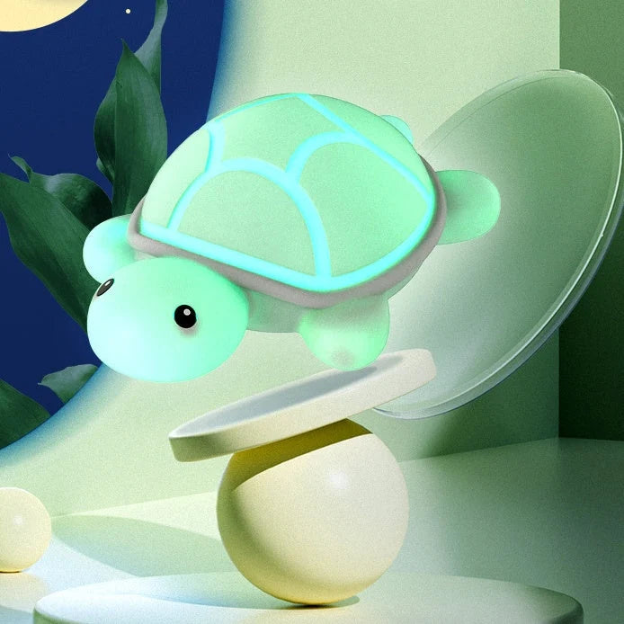 Night Light Turtle-Shaped Silicone Color-Changing LED Glow