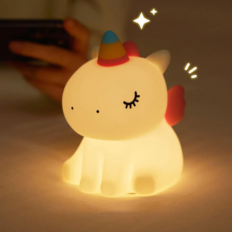 Night Light Unicorn Tap-Activated Soft LED Glow
