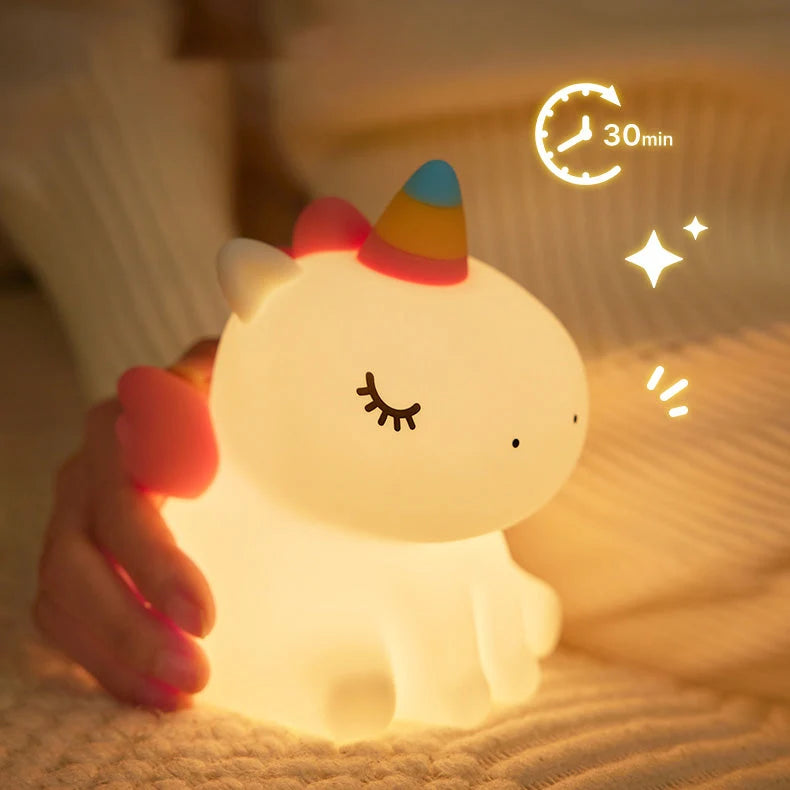 Night Light Unicorn Tap-Activated Soft LED Glow