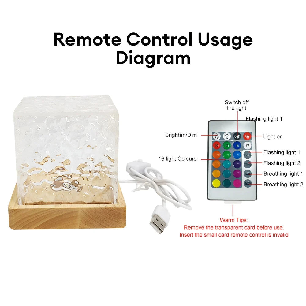 Night Light Wave Projector 16 Colors & Remote