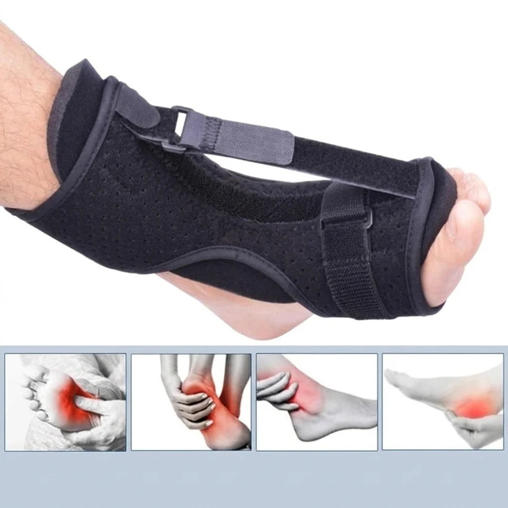Night Splint Adjustable Straps Breathable Fabric Arch Support