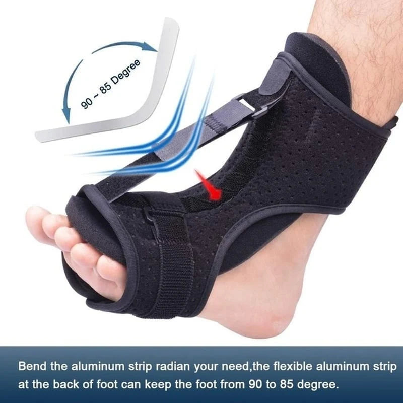 Night Splint Adjustable Straps Breathable Fabric Arch Support
