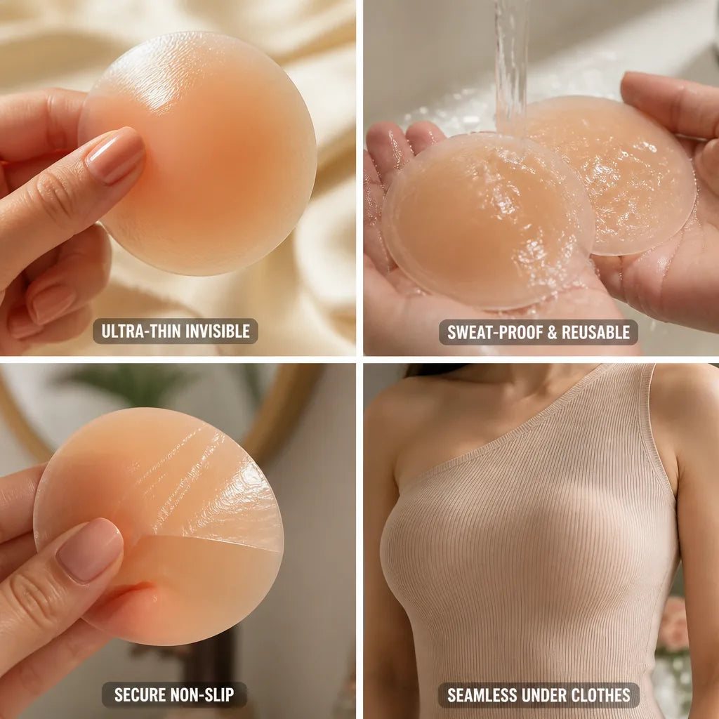 Nipple Covers Invisible Ultra-Thin Silicone Reusable