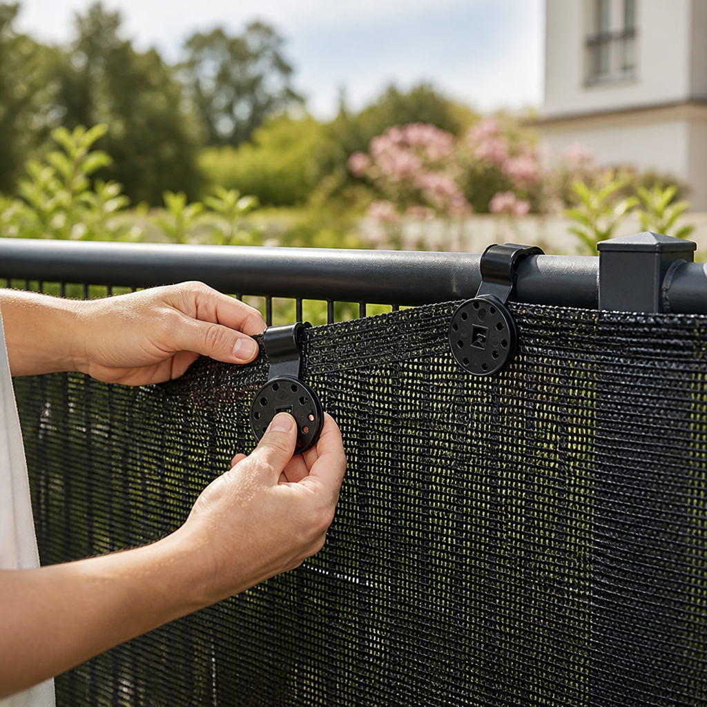 No-Drill UV-Resistant Garden Net Clips
