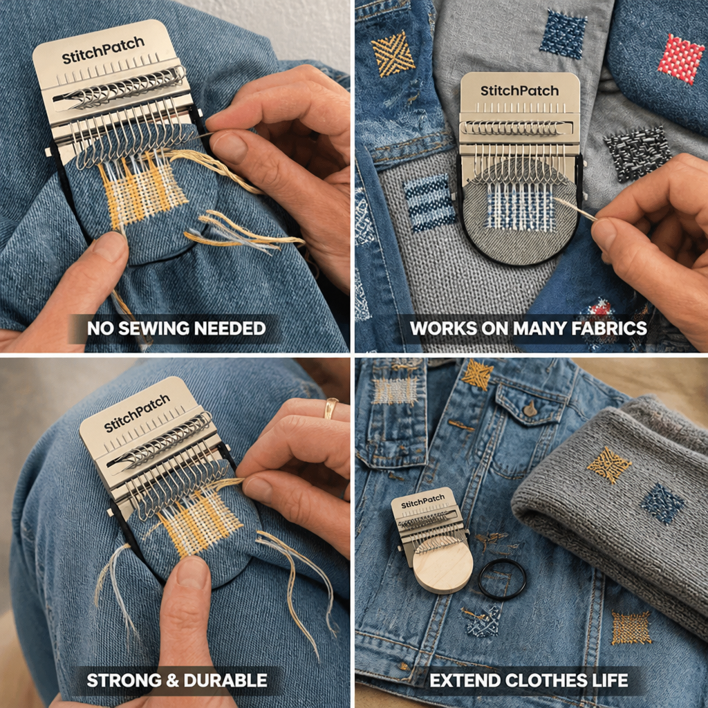 No-Sew Multi-Fabric Textile Repair Kit