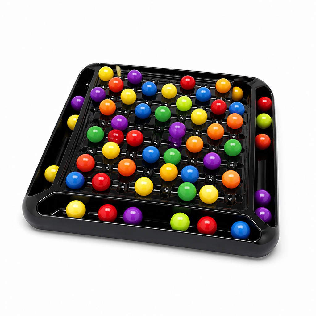 Non-Toxic ABS Color-Matching Bead Game (1-4 Players)