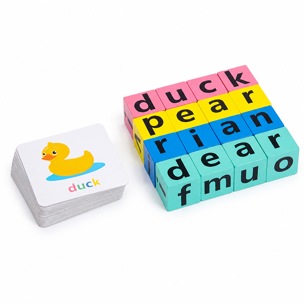 Non-Toxic Wooden Alphabet Spelling Set