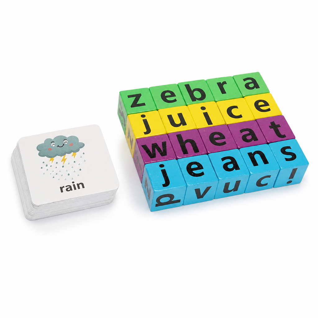 Non-Toxic Wooden Alphabet Spelling Set