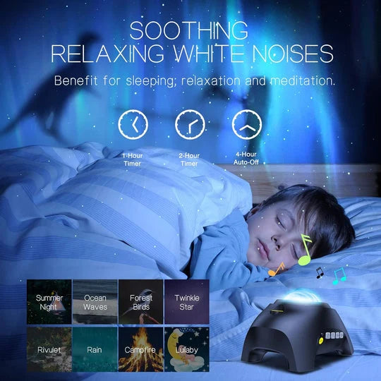 Northern Lights Projector 33 Effects Bluetooth Speaker & Remote