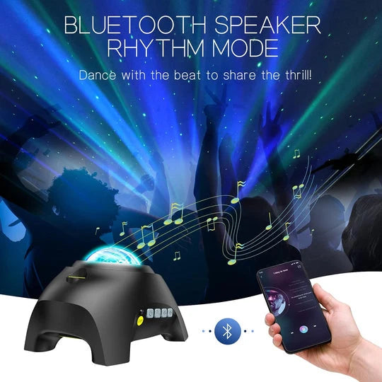 Northern Lights Projector 33 Effects Bluetooth Speaker & Remote