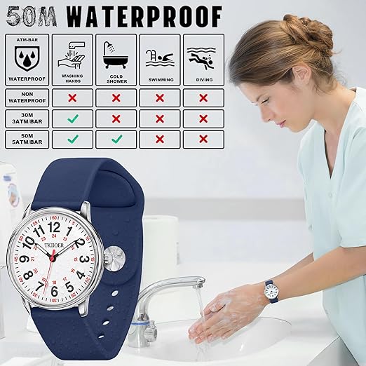 Nurse Watch Luminous Dial & Precision Second Hand