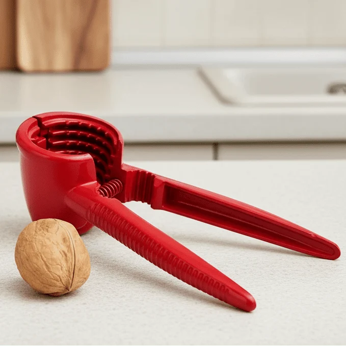 Nutcracker Sturdy Aluminium Ergonomic Grip Multi-Nut Use