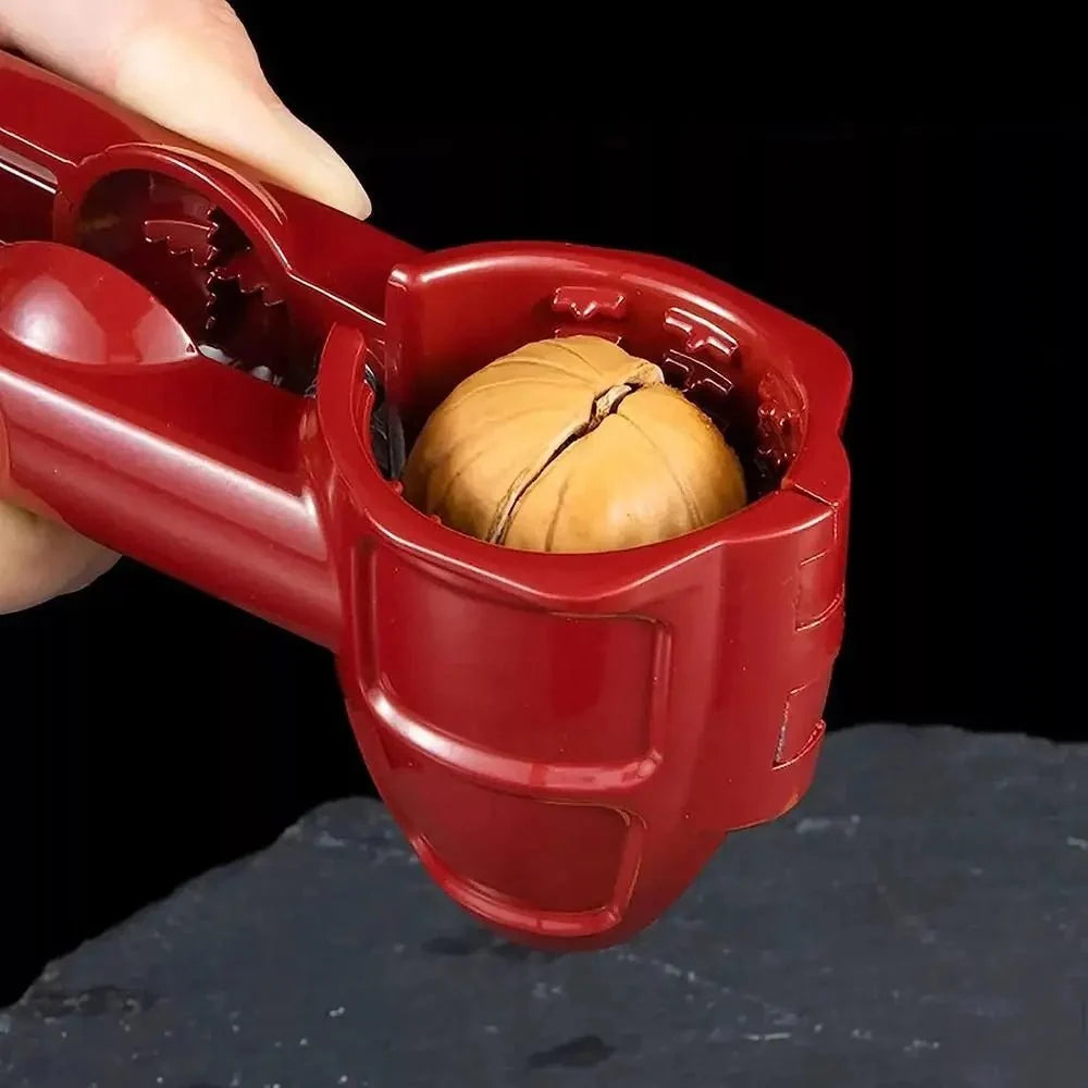 Nutcracker Sturdy Aluminium Ergonomic Grip Multi-Nut Use
