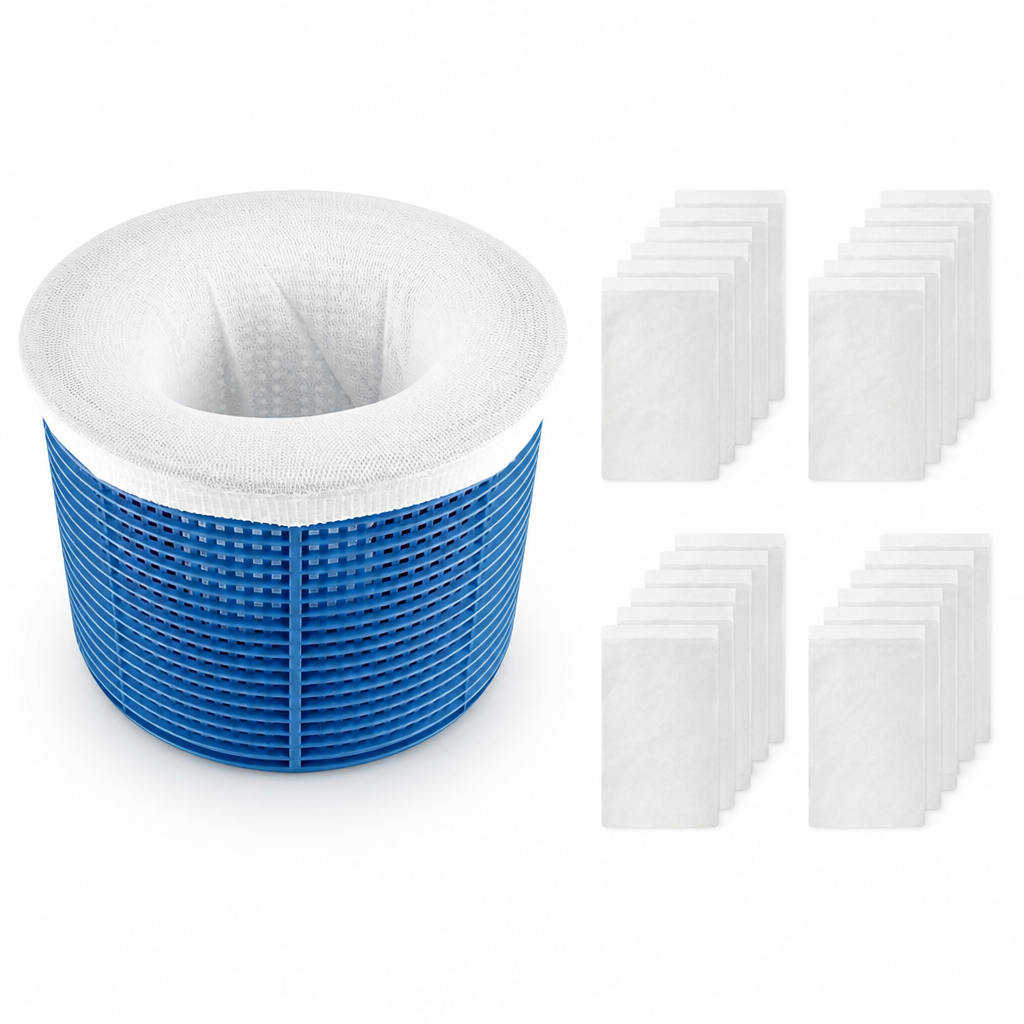 Nylon Mesh Reusable Pool Skimmer Socks (10-Pack)