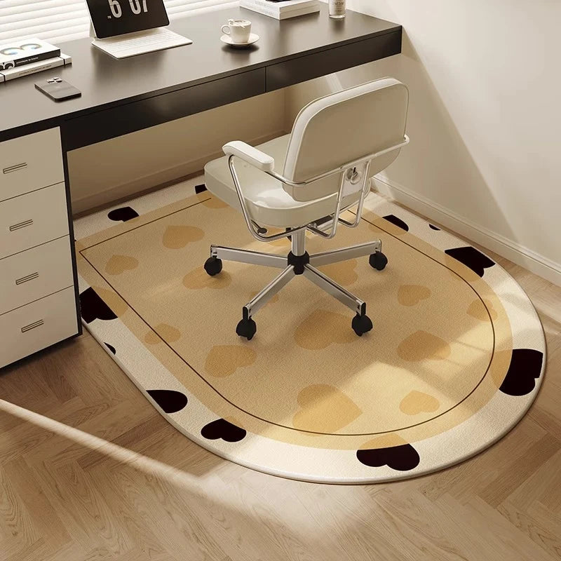 Office Floor Mat Ergonomic Non-Slip Easy-Clean Fabric