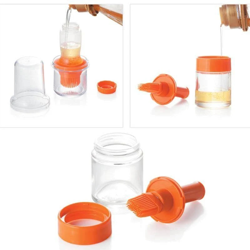 Oil Dispenser Brush Silicone Heat-Resistant 482°F