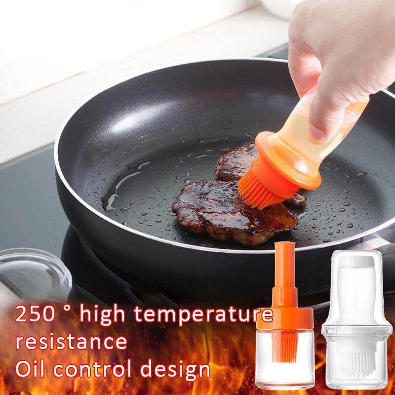 Oil Dispenser Brush Silicone Heat-Resistant 482°F