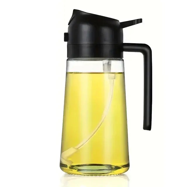 Oil Spray Bottle Adjustable Nozzle & Fine Mist 500ml