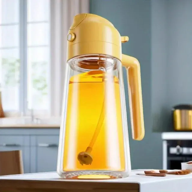 Oil Spray Bottle Adjustable Nozzle & Fine Mist 500ml