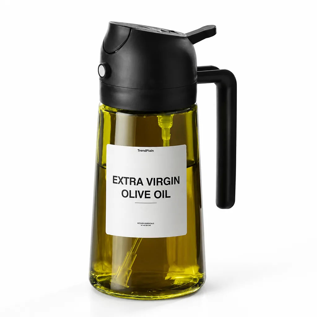 Oil Sprayer Bottle 2-In-1 Spray & Pour Glass 470ml