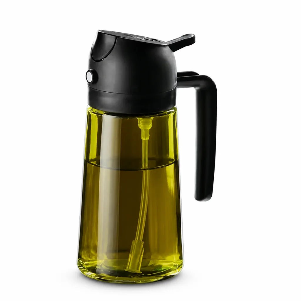 Oil Sprayer Bottle 2-In-1 Spray & Pour Glass 470ml