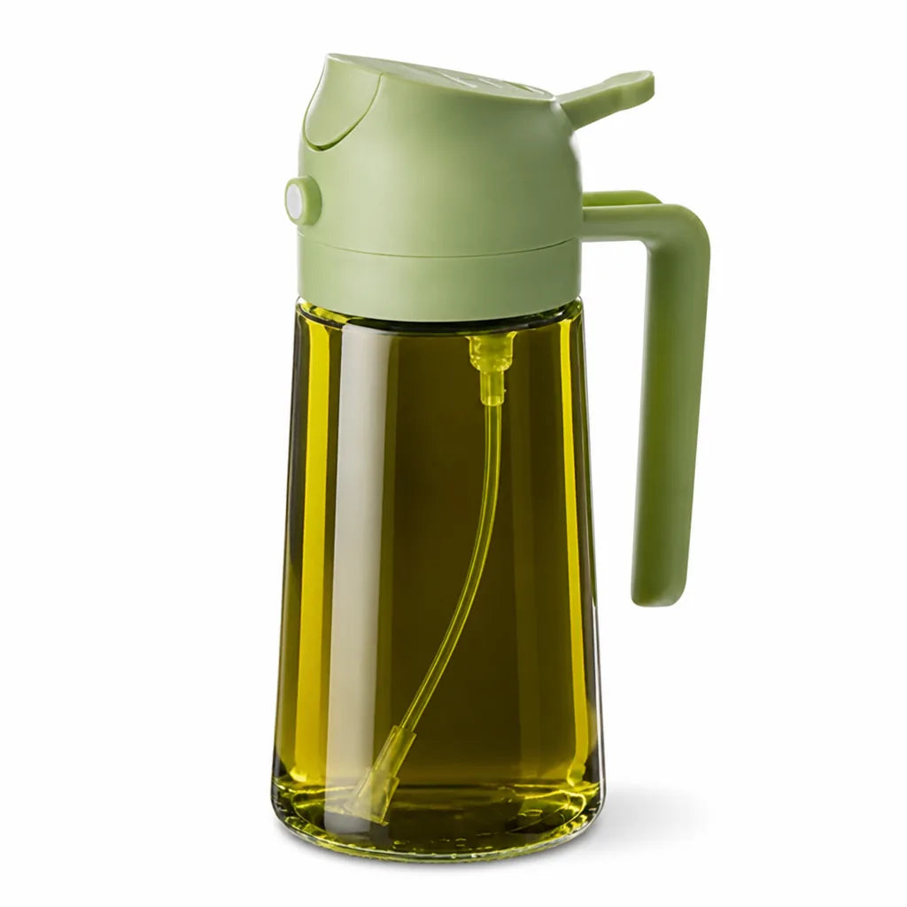 Oil Sprayer Bottle 2-In-1 Spray & Pour Glass 470ml