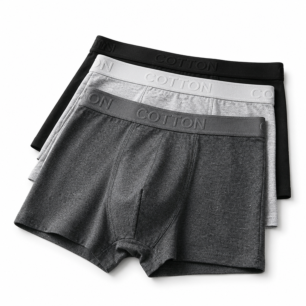 Organic Cotton & Moisture-Wicking Men's Boxer Briefs (5-Pack)