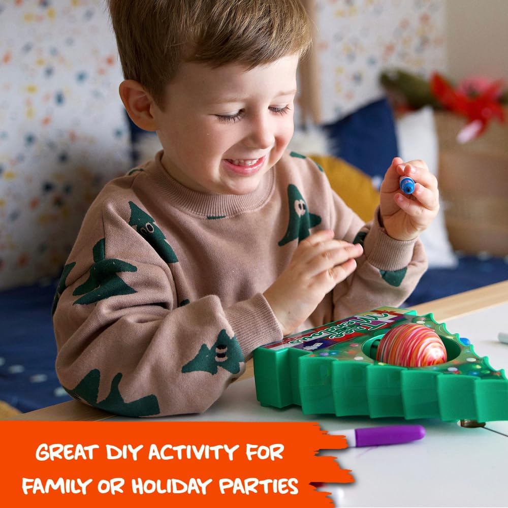Ornament Decorating Kit Motorized Spinning Lights & Music