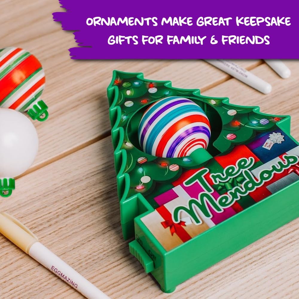 Ornament Decorating Kit Motorized Spinning Lights & Music