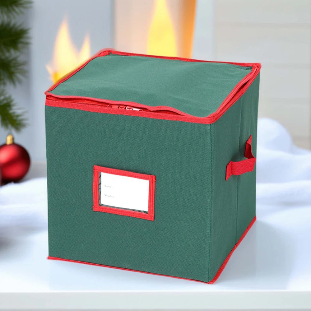 Ornament Storage Box Three Lift Out Trays 600D Oxford