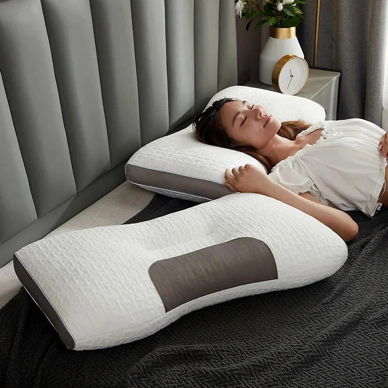 Orthopedic Cervical Pillow Ergonomic Contour Soybean Fiber Core